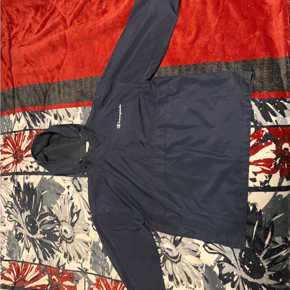 Champion Dark Blue Hooded Jacket